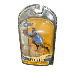 2007 Mcfarlane Toys Denver Nuggets Allen Iverson NBA Mini Figurine Original New